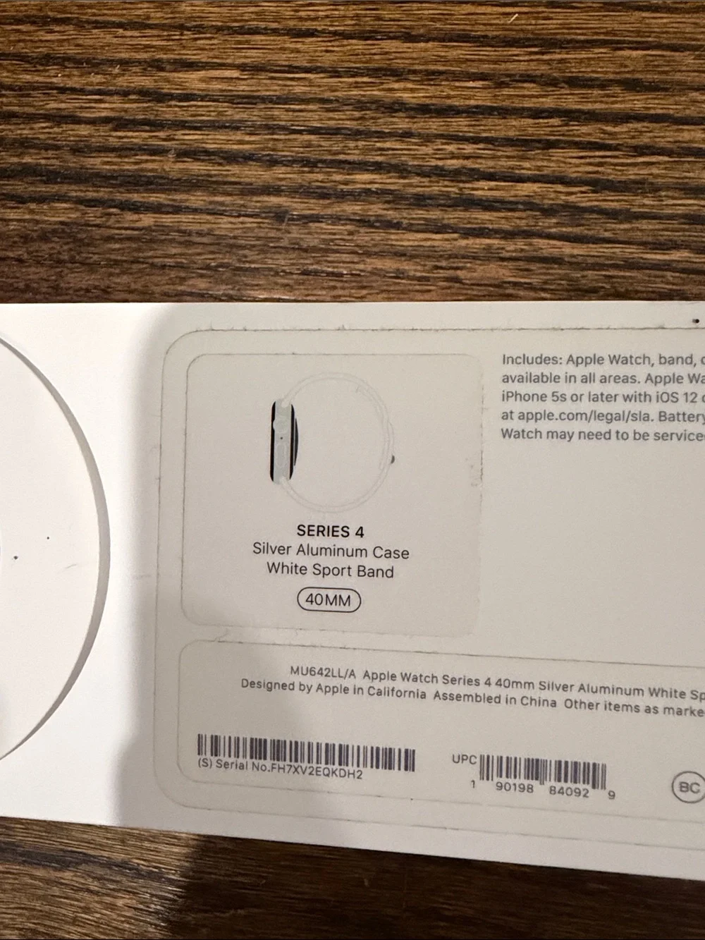 Apple Watch Series 4. 2 Magnetic Charging Cable and USB Adapter – White.